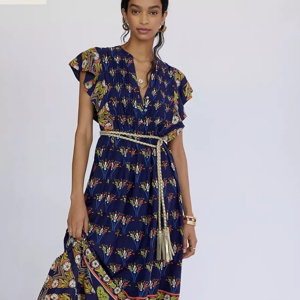 Anthropologie Cassandra Maxi Dress